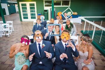 bridal party animal masks