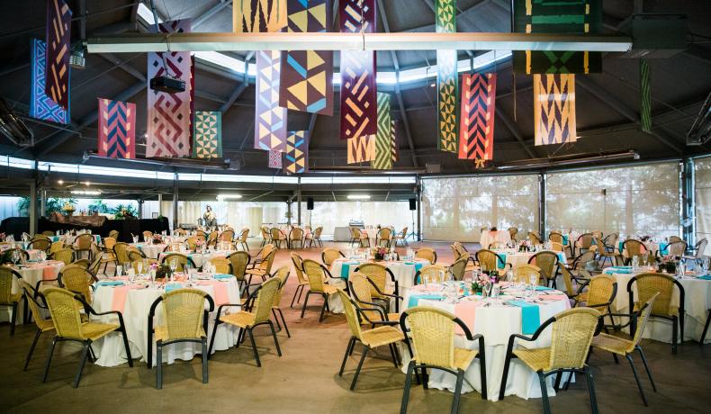 Hunte Nairobi Pavilion dinner setup