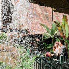 couple at waterfall