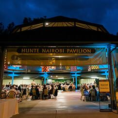 Hunte Nairobi Pavilion at night