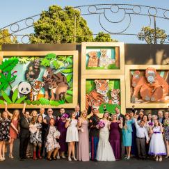 True Photography wedding guests shot